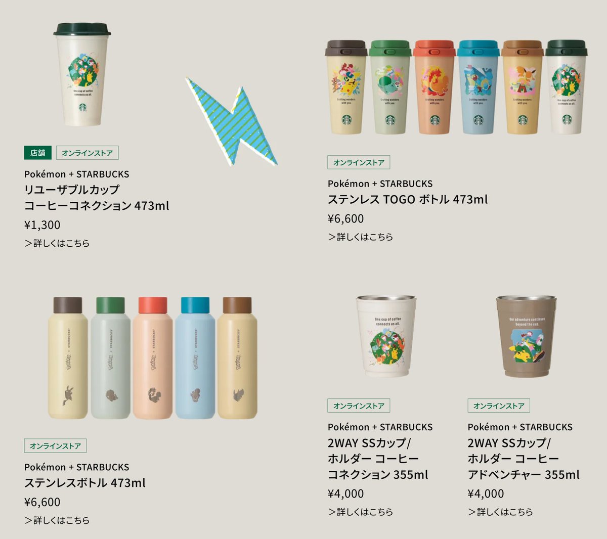 pikachu_pcn's tweet photo. スターバックス × ポケモン グッズ

「ピカチュウ ハニークリーム ラテ」
購入者に オリジナルステッカー プレゼント https://t.co/Fs4SCIrfk1