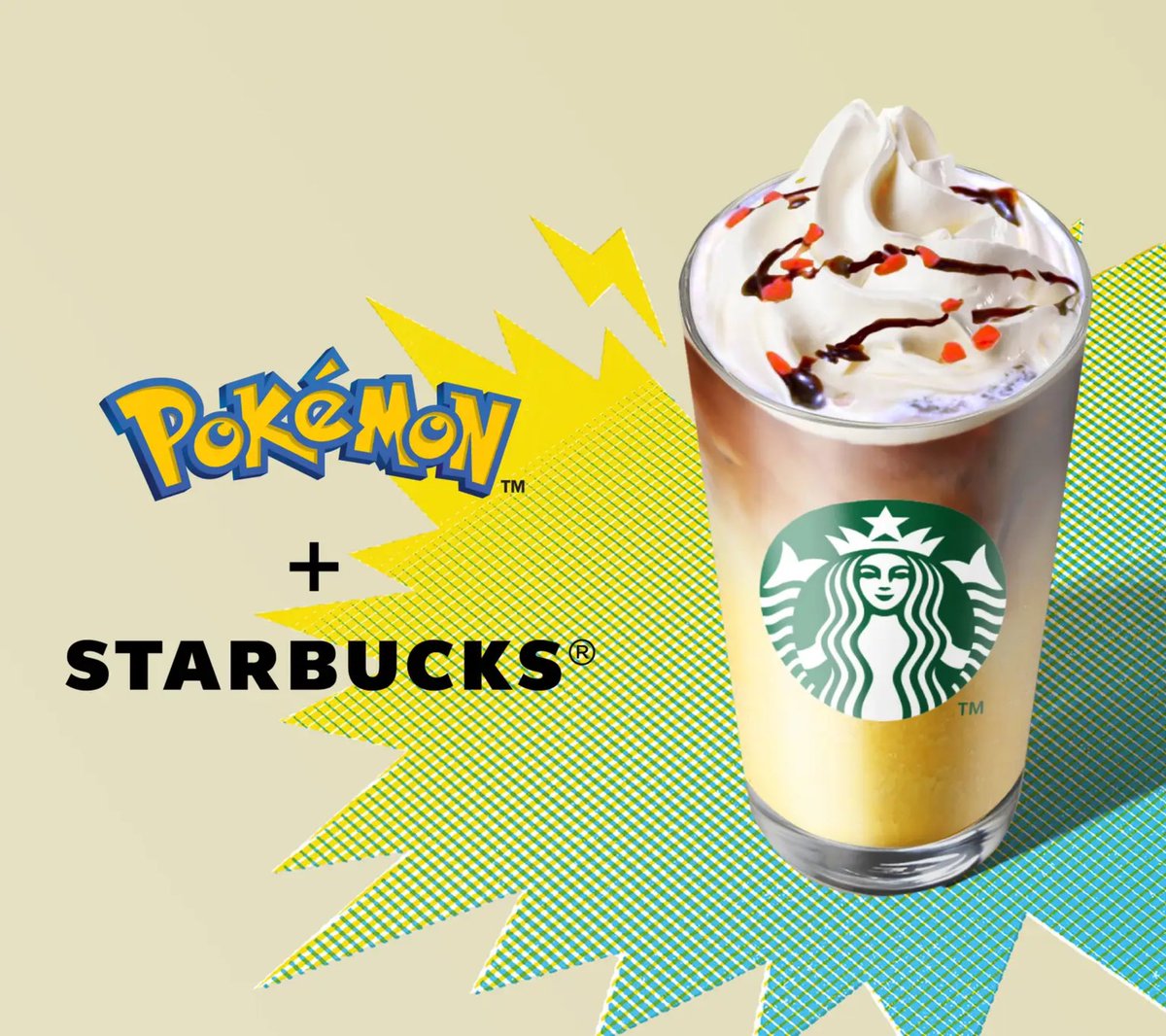 pikachu_pcn's tweet photo. スターバックス × ポケモン グッズ

「ピカチュウ ハニークリーム ラテ」
購入者に オリジナルステッカー プレゼント https://t.co/Fs4SCIrfk1