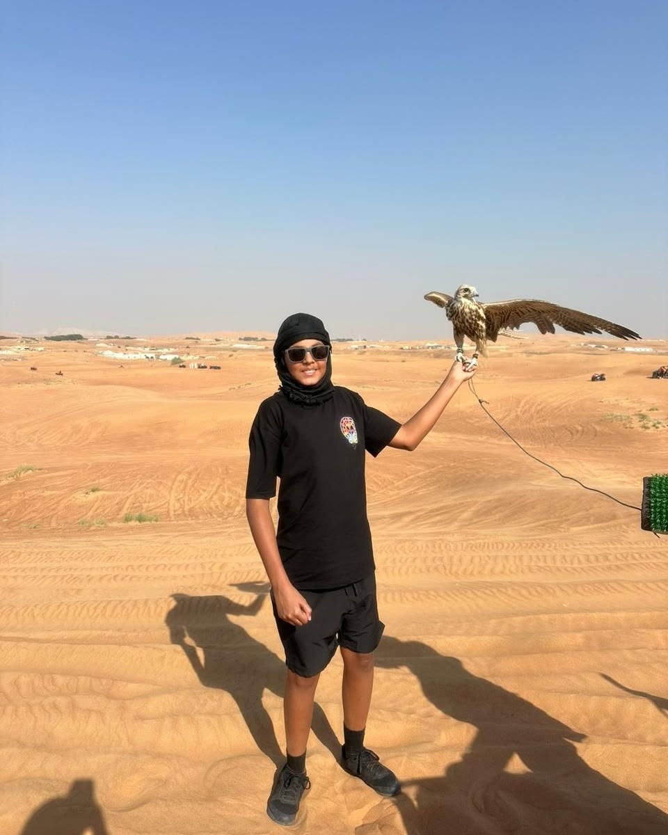 ezgi_eyed's tweet photo. Tiny tourist, big Dubai experience 🦅🌵✨
Core memory unlocked in the middle of the desert 🤍 https://t.co/LziqSwvel7