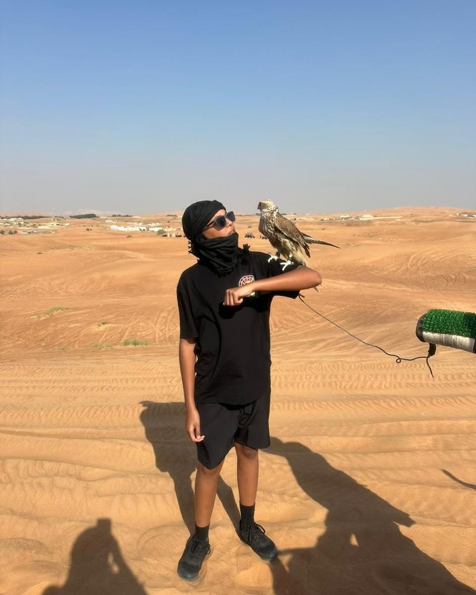 ezgi_eyed's tweet photo. Tiny tourist, big Dubai experience 🦅🌵✨
Core memory unlocked in the middle of the desert 🤍 https://t.co/LziqSwvel7