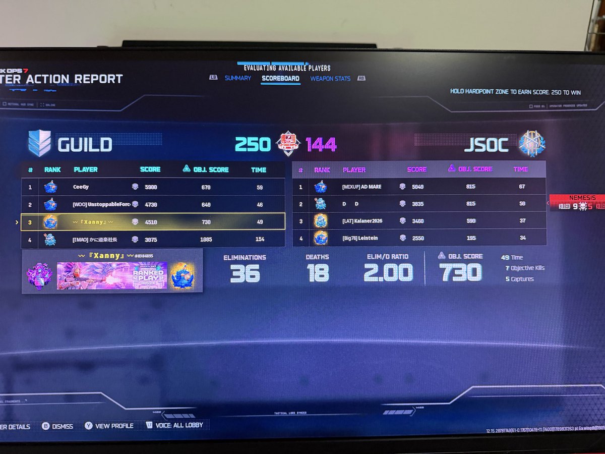 rev10378's tweet photo. @LeinteinX @Piece_Rb @sweetsbanned @ChaiN_COD Only ever time I run into u in s6 and u dropped a negative kd that game😭 https://t.co/v5YGrUjT6m