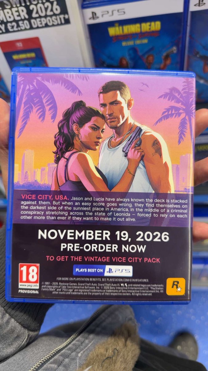 GTASixInfo's tweet photo. A look at the official GTA 6 pre-order case that Rockstar sent to multiple stores within the last week. 

Via @Xisweird12 https://t.co/0pzHyYy60h