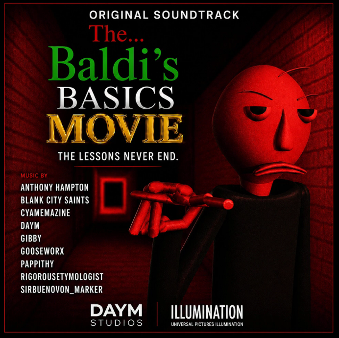 BaldiBall's tweet photo. Dude i found an ai sludge baldi's basics movie that credits anthony hampton and gooseworx as composers. 😭 They have a whole website for the "movie" and it screams vibecoded. They even have an entire trailer 
#baldisbasics https://t.co/Gvbd0mxSfv