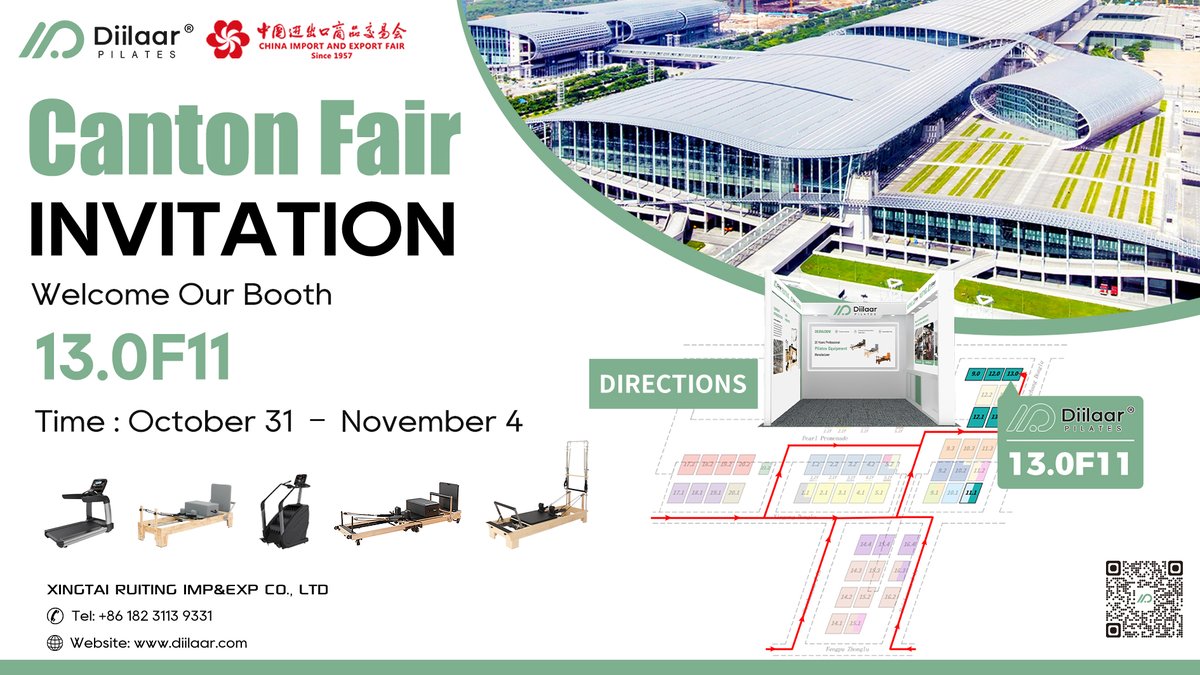 RobertvParker's tweet photo. 🌍 Canton Fair | Raetin Showcases a Comprehensive Range of Commercial Fitness EquipmentFrom classic wooden pilates reformer to versatile aluminum and foldable series; from Half Tower integrated training systems to cardio machines like treadmills and stair climbers. #CantonFair https://t.co/0nkBpr7D8y