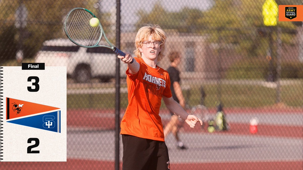 TheHiveBGHS's tweet photo. 🎾 Final Score: Beech Grove Hornets 3 - Shortridge Blue Devils 2! Great effort leads us to victory! 💪 #HornetProud #BeLegendary https://t.co/lGf2h0qtzz