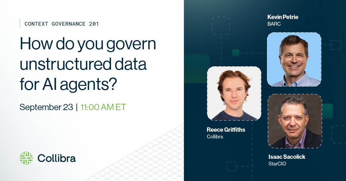 nyike's tweet photo. Missed my webinar today? Watch now as we tackle unstructured data governance challenges and offer solutions to support your AI initiatives.

🔗 Watch: https://t.co/kJg6zh2hAC 

#AIGovernance #CIO #CISO https://t.co/edKzusY3X0
