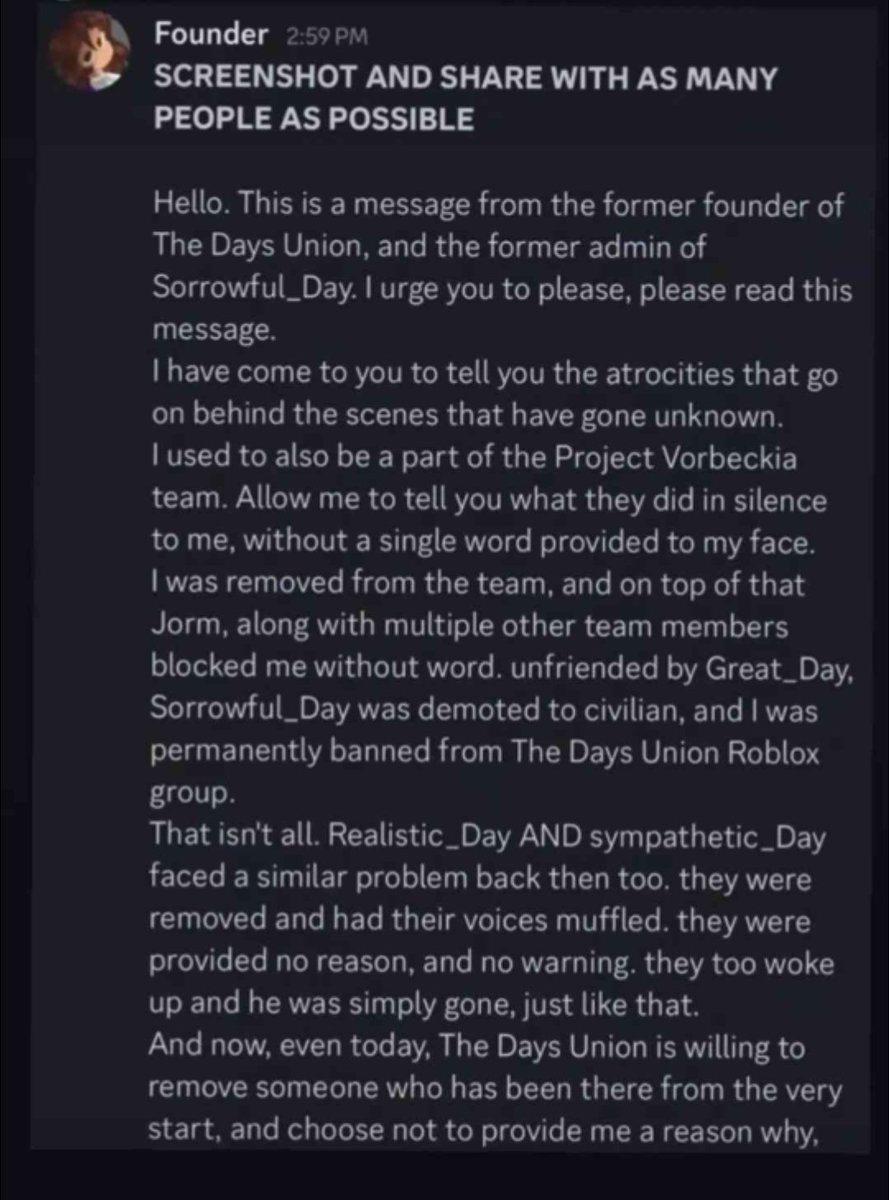 fatmacabrefan's tweet photo. @bos_archival @anonpvhater @VORBECKIA_PROJ Wait I found like ss of him like talking abt pv, I hope this is the right founder bcuz yh 😭 https://t.co/TUDVe3KaF6
