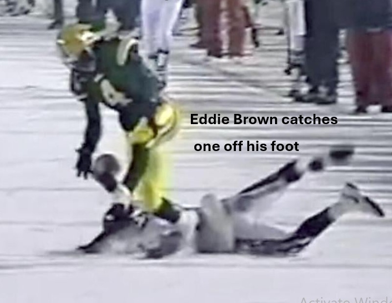 TheCFRS's tweet photo. The CFL was bankrupt in '96 when Edmonton met Toronto in the Grey Cup in a blizzard. 83 pts were scored, 5 of the TDs were 50 yards or longer &amp; the teams had almost 1,000 yds in offense. The CFL couldn't even pay the Grey Cup bonuses but Tim Horton’s came to the rescue and paid. https://t.co/rHO1uhZhi3