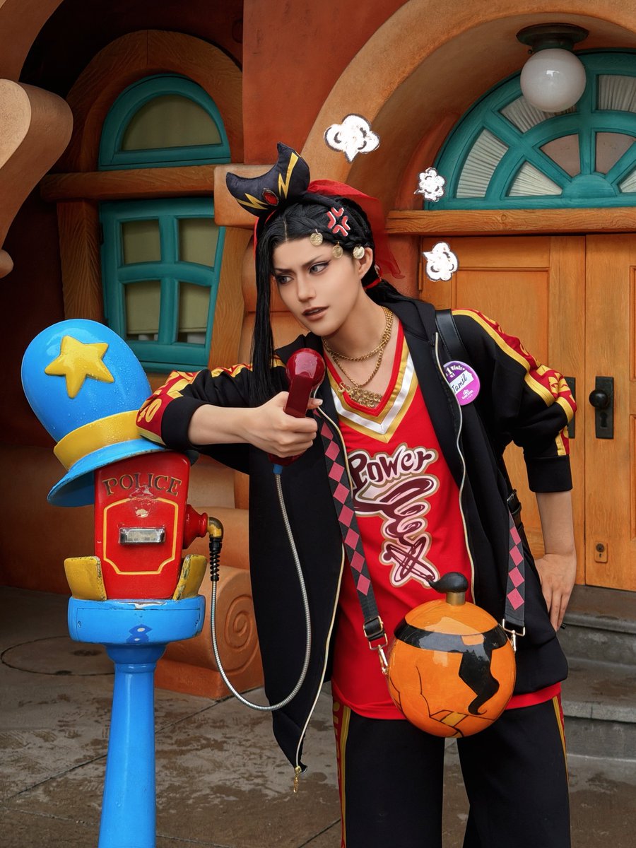 __10luwi's tweet photo. ｶﾘﾑが迷子になって怒ってるｼﾞｬﾐﾙ

#Dハロ仮装2026 https://t.co/AY6CTrPv0A