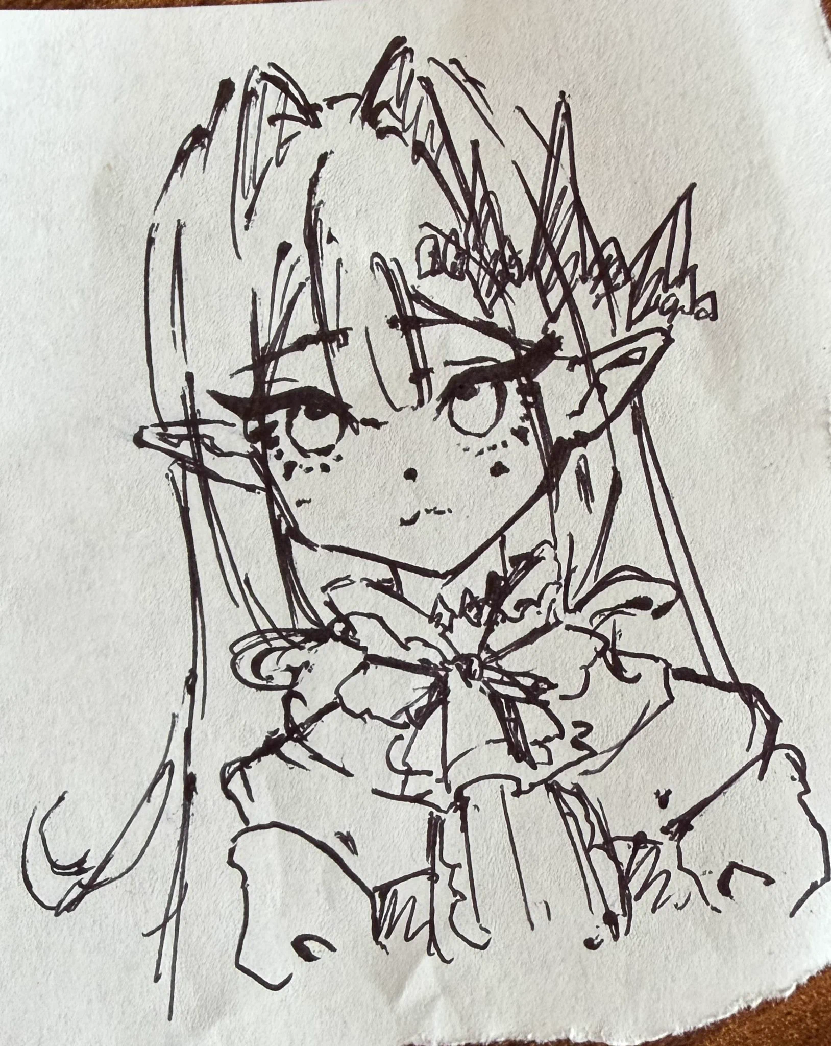 S*o様 手描き イラスト オリジナル 原画 鬼姫 牛骨 萌芽 真白スズ💍໒꒱. ﾟ on X: 