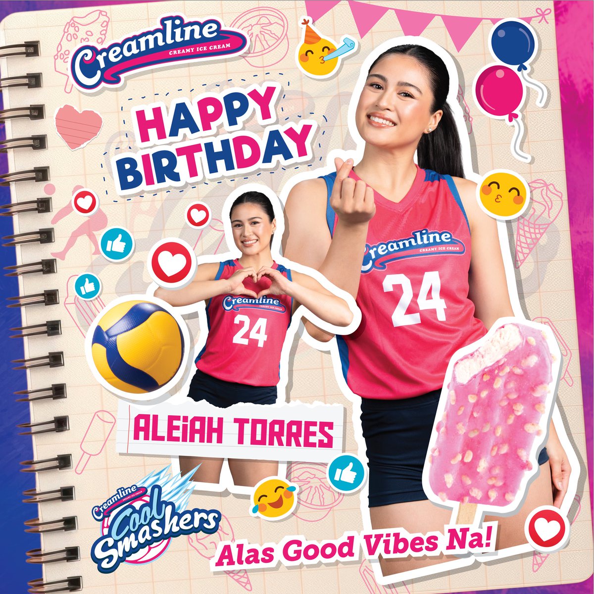 CoolSmashers's tweet photo. 🍦 BIRTHDAY SCOOP ALERT! 🎉💖

Happy Birthday, Lee! May your special day be loaded with fun, good vibes and all the Creamline ice cream you can handle! 🍨🥳 

Enjoy your sweet day!💖 https://t.co/yU7CjbkIoP