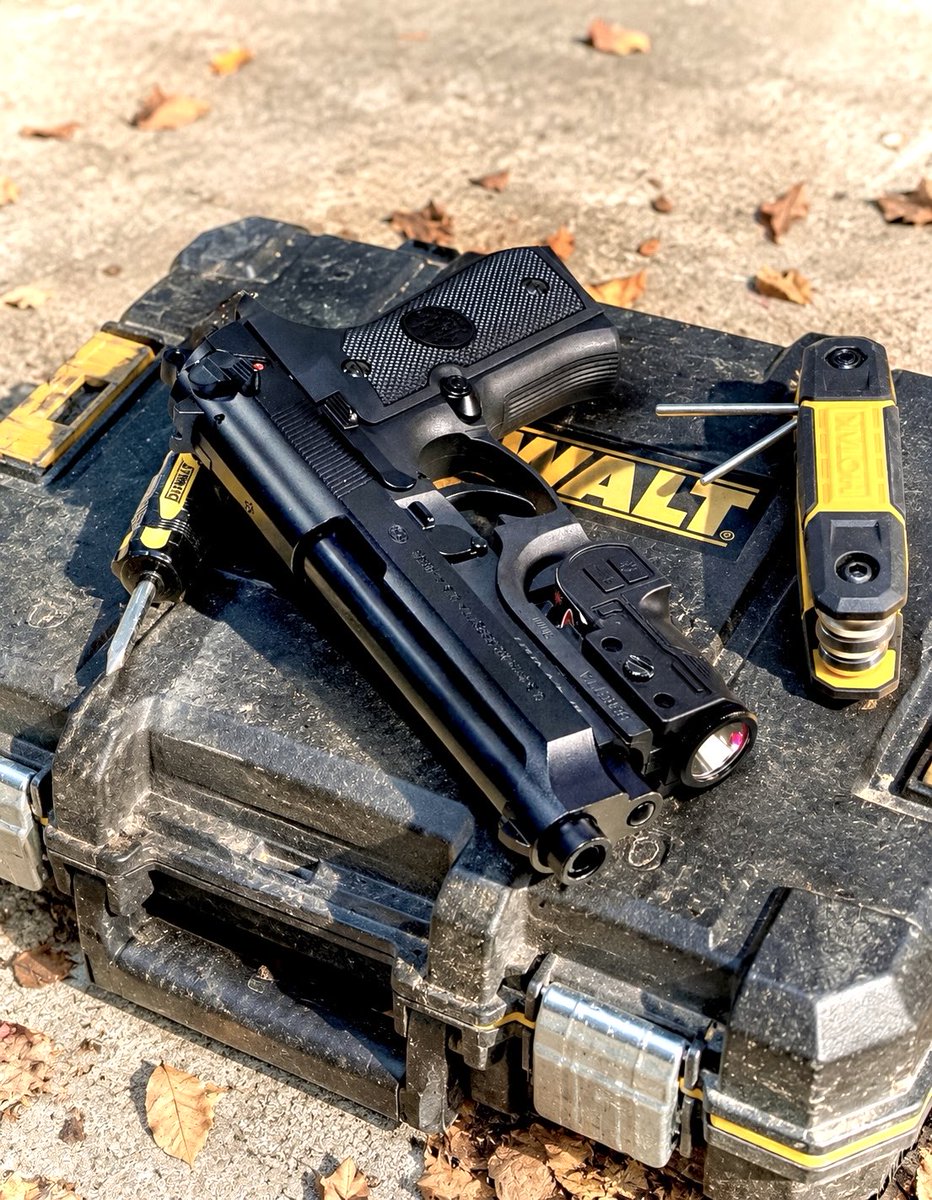 GBS_72's tweet photo. Tools Thursday — ネジを締めるための道具もあれば、仲間との絆を深めるための道具もある。😊🔧🤝
#ToolsThursday #Beretta #M92 #TacticoolThursday https://t.co/XtT4TGIOdD