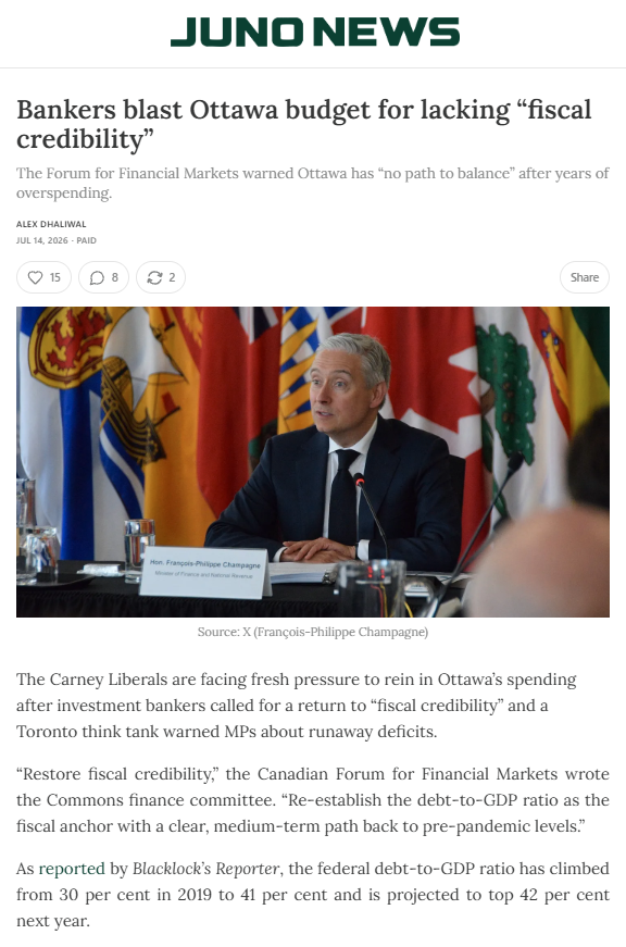 RealityIsland55's tweet photo. @MarkJCarney Even real bankers don't believe your Liberal pseudo-budgeting! https://t.co/A2PSGi4m2H