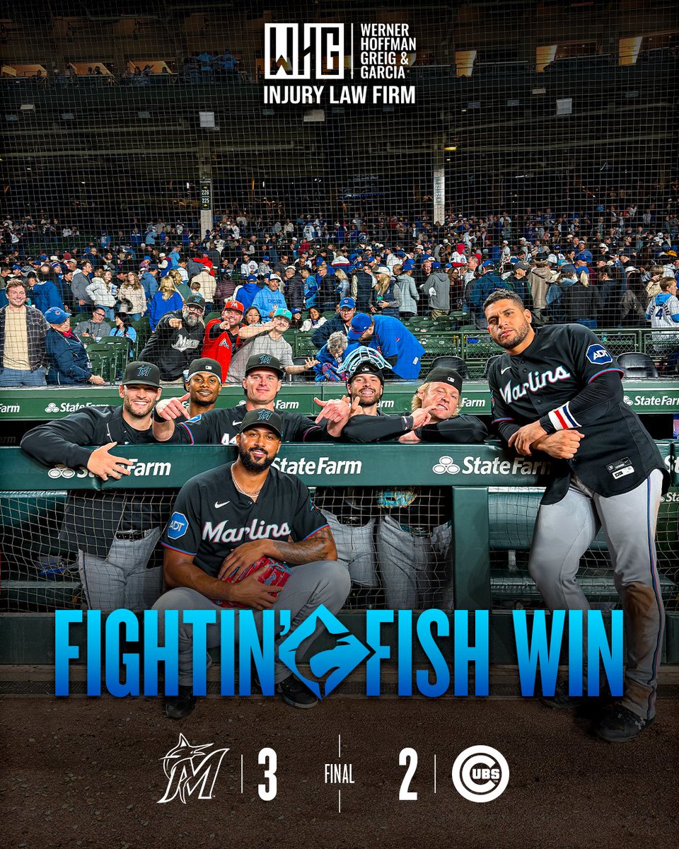 Marlins's tweet photo. W strats https://t.co/6wkucIEFTX