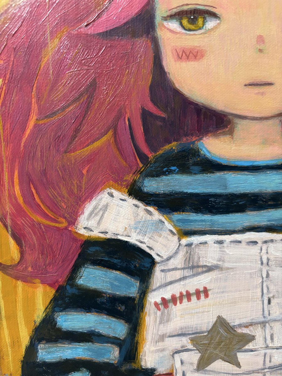 chobicon's tweet photo. Mended Lion
2026 Oil on Canvas 32×41cm
Contact： @Anico_ec 
個展<Overlapping>
9月28日まで
12:00-19:00(最終日17:00)

#個展
#油絵
#soloexhibition 
#painting🎨 https://t.co/q4V7nCDpwl
