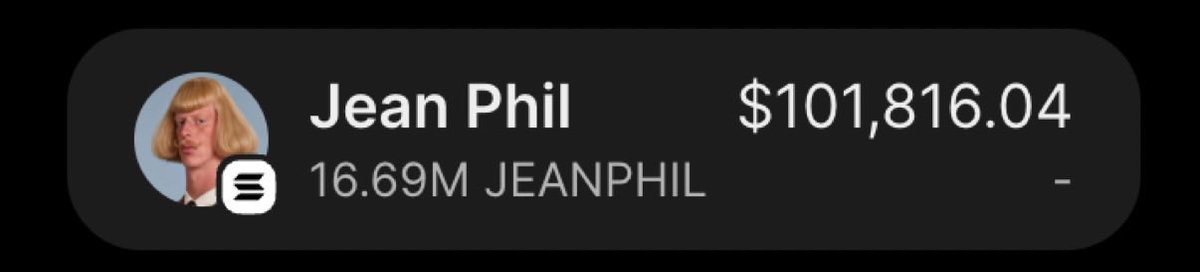 KytroTrades's tweet photo. Made over $100K overnight with $JEANPHIL.

I decided to buy this meme because I saw huge potential in its narrative and virality.

They'll send literally anything like this to the moon.

don't think it's time to take profits yet though 

Still watching how this plays out. https://t.co/CSsrIQtwFc