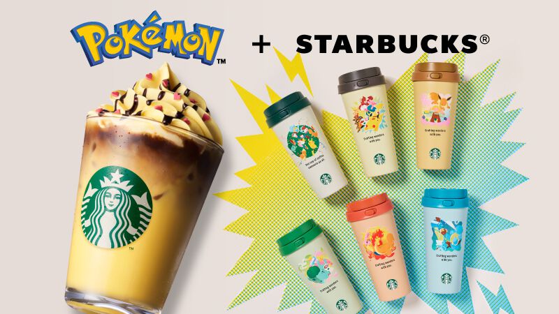 famitsu's tweet photo. 『ポケモン』スタバコラボが9月30日より開始！ ピカチュウをイメージしたドリンクが販売
https://t.co/Rw5j9rSH2n

イラストがオシャレなタンブラーをはじめ、多彩なグッズもラインアップ。ポケモンとコーヒーをめぐる冒険の旅へ https://t.co/cROXZJTKzV