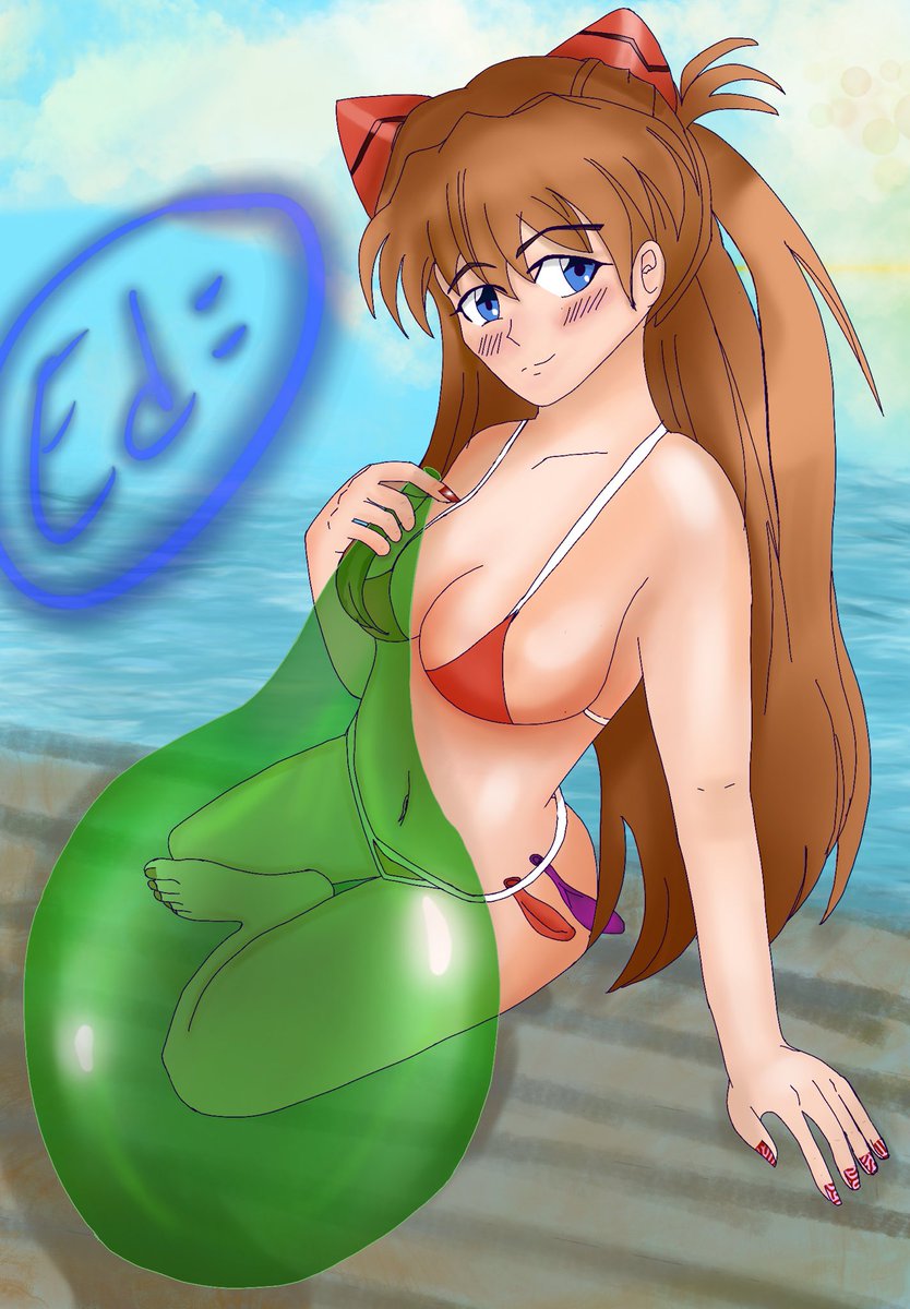 Edbot29's tweet photo. Come on, Shinji, we have to inflate as many balloons as possible! 🎈🎈
#looner #balloon #loon #asuka #evangelion https://t.co/KoyFsCTq6k