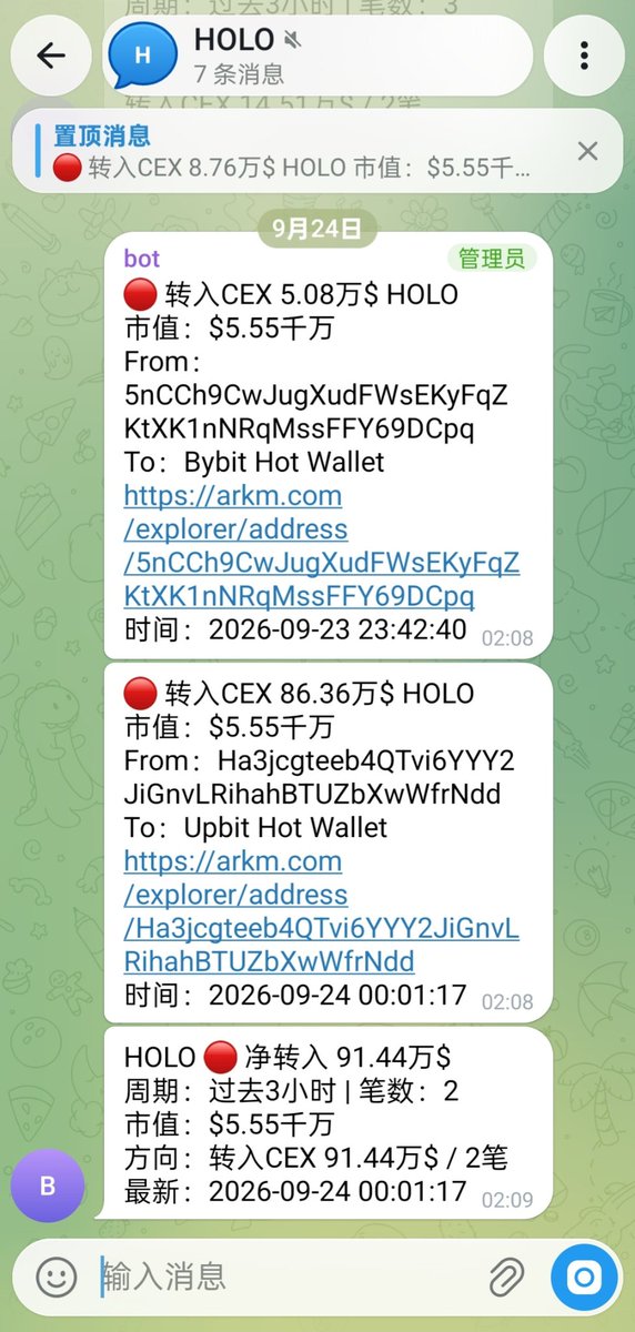 cryptomi146701's tweet photo. 交易所链上大额提币监控bot进一步完善，金额提高，UI美化

提升二级交易胜率

关注推特就可以进群

不收一分钱，永久免费

涵盖了妖币和热门币种180多种
https://t.co/XTCidDMynY https://t.co/op1xlSLW9u