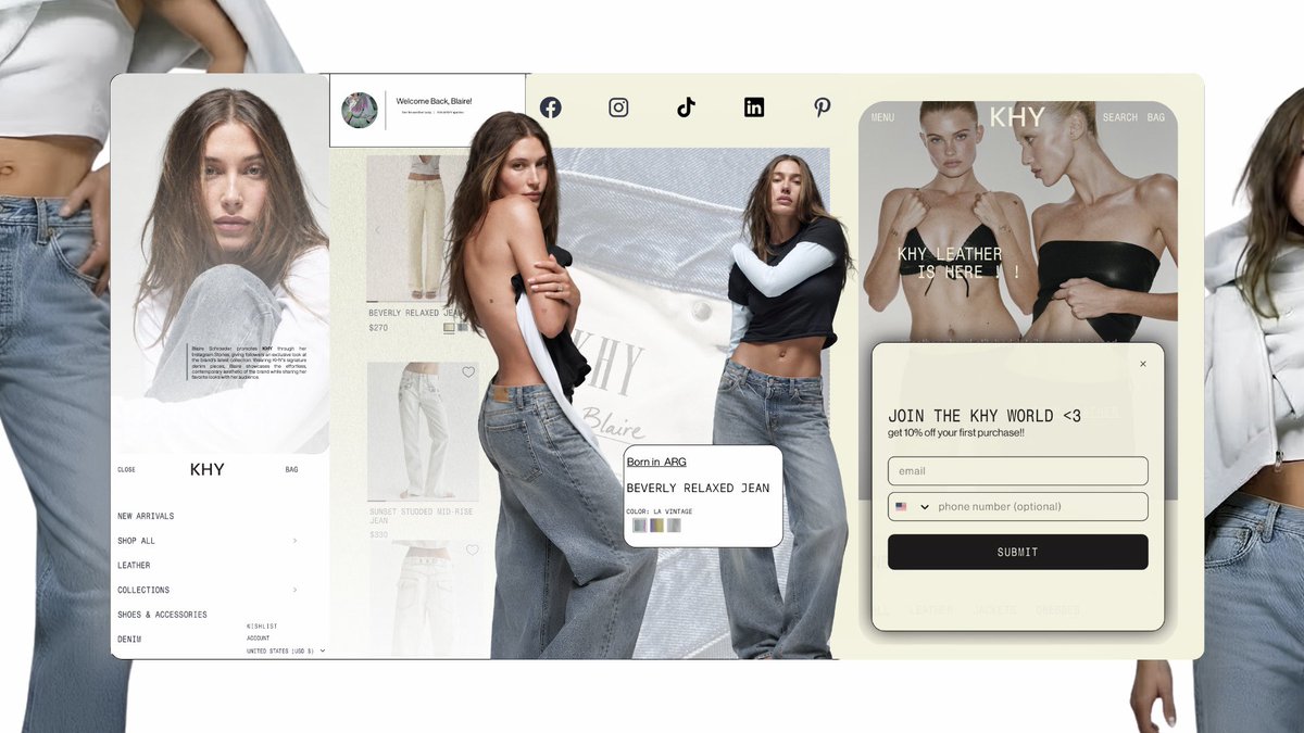 courmuse's tweet photo. ⿻  Blaire Sch.     ﾒ  @️ ƙհყ  

     ▐  Made for nøw 
Design for what’s next 

ⓘ  A new collaboration between Blaire Schroeder and Khy, blending effortless style, modern silhouettes and everyday confidence. https://t.co/ID9zbSdBss