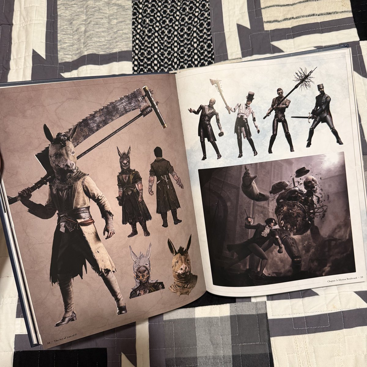 mattploeger's tweet photo. Physical media of the day: Lies of P art book https://t.co/QBq5LnB3na