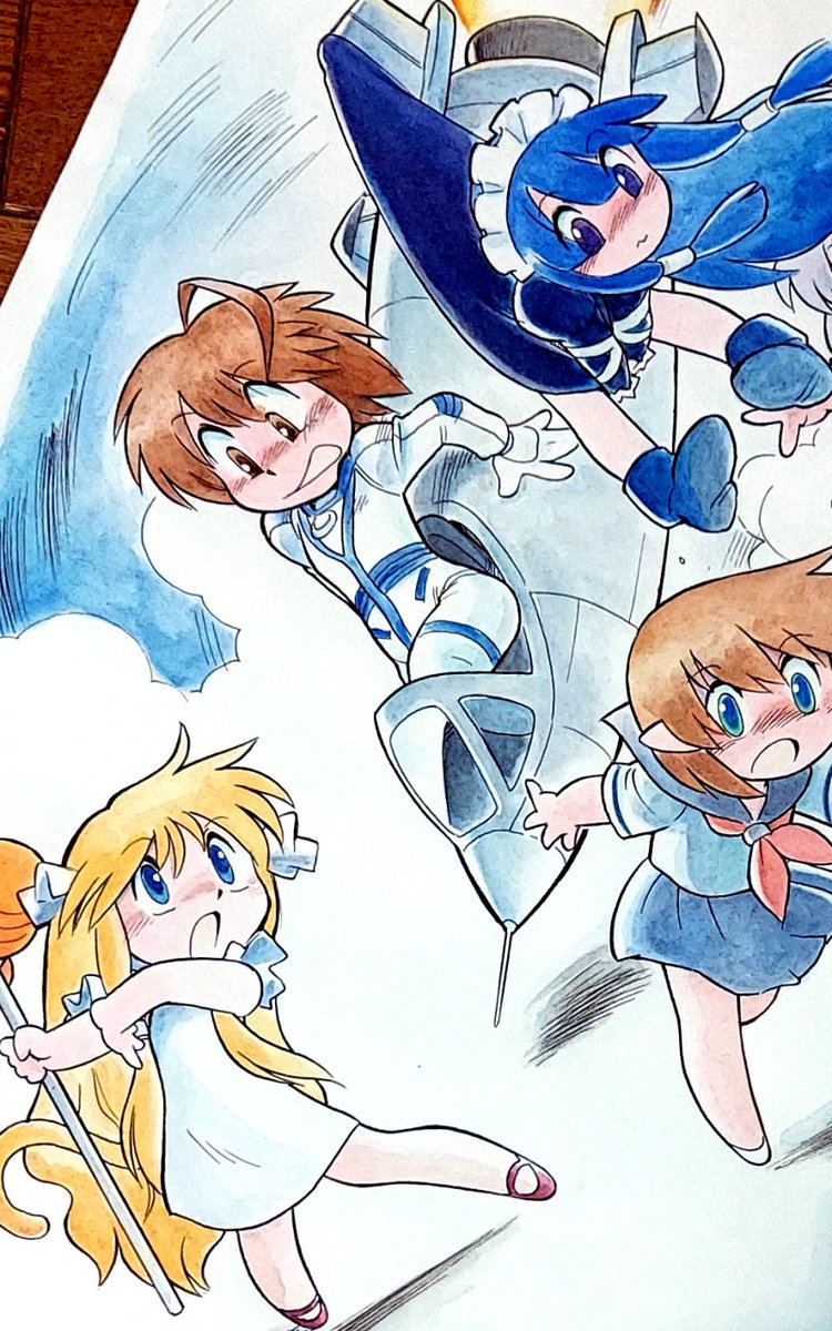 hologon15's tweet photo. ゲーム『ロケットの夏』用のイラスト。

2005年なので21年前。

引っ越し荷物の開梱の整理で、こうして出て来るが、棚に収めてしまうと、また何処に行ったか分からなくなるんだよな。 https://t.co/WNXsy9Wzim