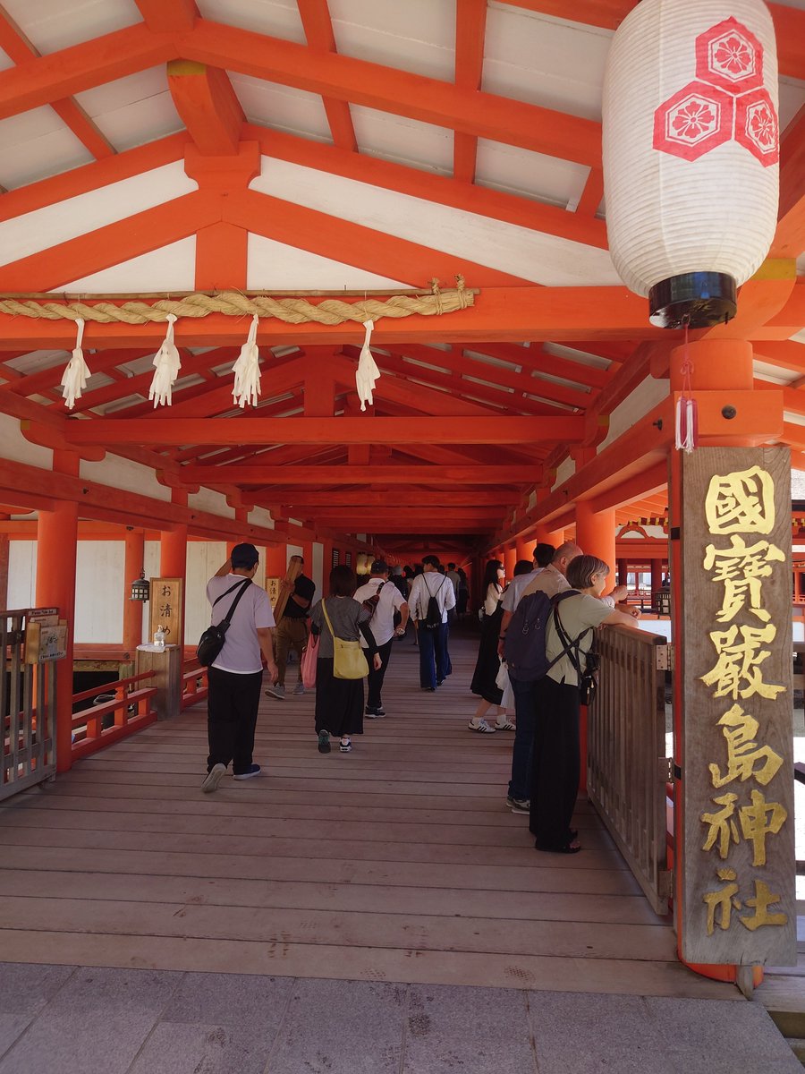 SARA10SA's tweet photo. 今日は厳島神社に来てます
めっちゃ綺麗！！ https://t.co/zVyoQqOE0X