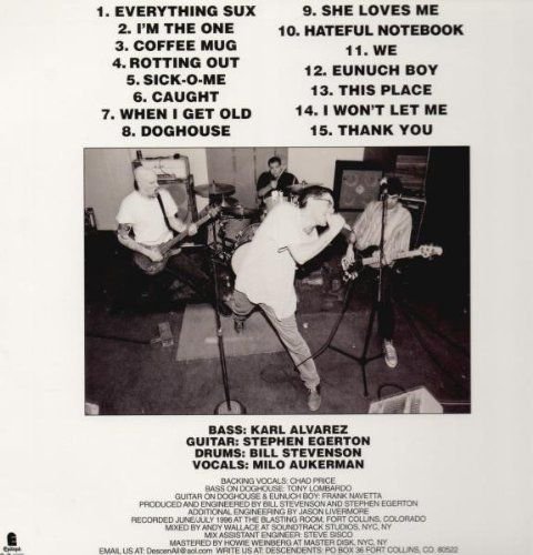 PunkRockStory's tweet photo. 30 years ago today
Everything Sucks is the fifth studio album by American punk rock band the Descendents, released on this day in 1996, featuring the singles I'm the One" and "When I Get Old"
#punk #punks #punkrock #hardcorepunk #descendents #everythingsucks #punkrockhistory https://t.co/9mF4ajx89u