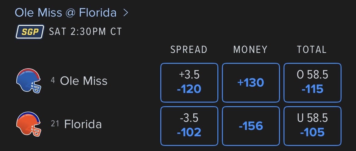 MJSlips's tweet photo. Vegas is giving out free money on this game.
@Playbook https://t.co/8mBk9rA31I