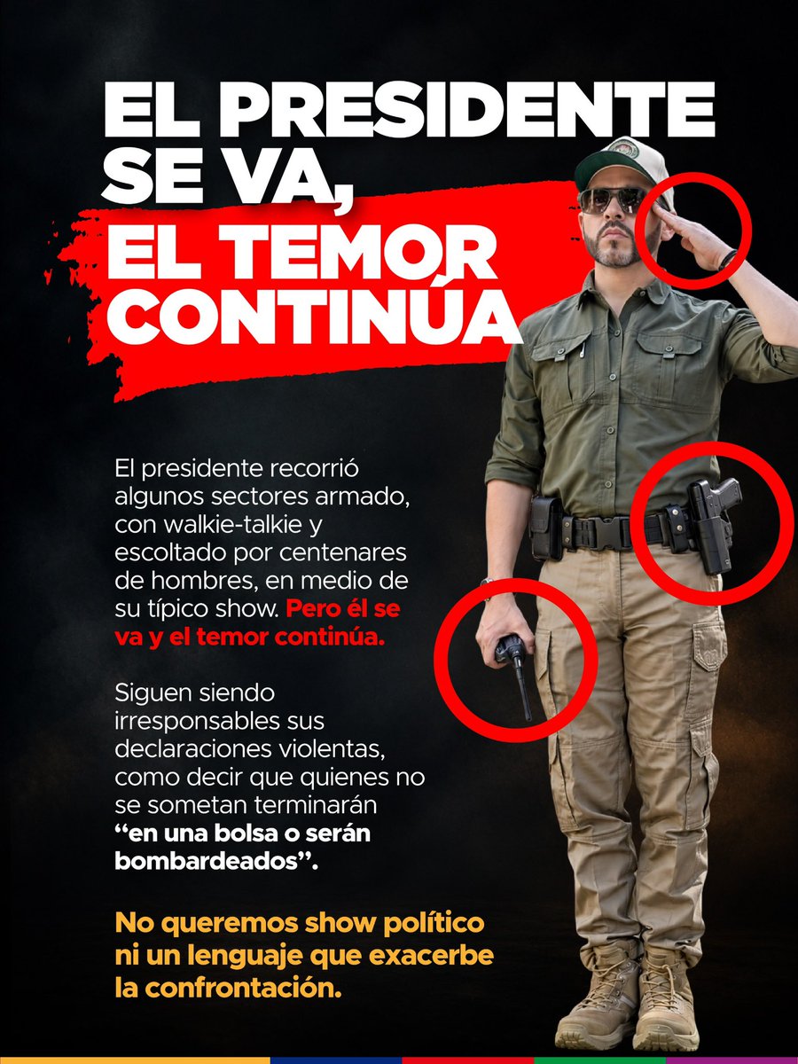 Fhernandezpolo's tweet photo. Mientras la ciudad sigue paralizada por el miedo, con comercio cerrado, clases suspendidas y transporte afectado, las autoridades deben dejar de minimizar la situación y asumir su responsabilidad.

Respaldamos la acción legítima del Estado contra las estructuras armadas, pero exigimos que se haga con inteligencia, respeto al Derecho Internacional Humanitario y protección efectiva de la población. Santa Marta necesita soluciones de fondo, no discursos ni militarización sin resultados.