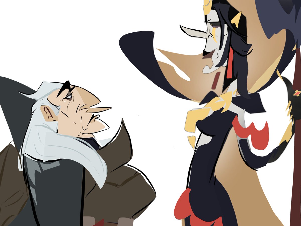 lupyches's tweet photo. #swain #leblanc #doodle
I drew it cuz there were jokes about Swain being only 5 apples tall😔✨ https://t.co/IHnk37ac8H