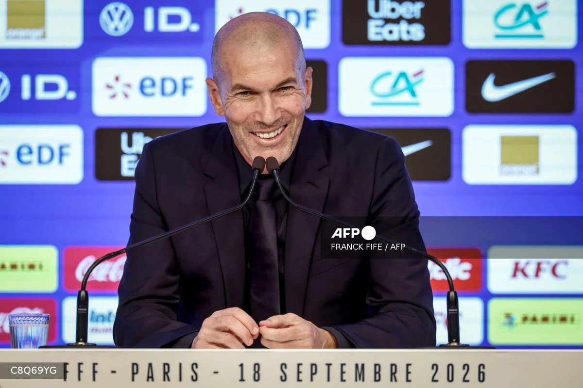 FullTimeX_'s tweet photo. 🚨🗣 Zidane on calling up Leny Yoro after Konate injury:

"I see a lot of potentials in him, i love his passion, energy and resilience, I may have not calling him initially but, I want to let him know that I believe in him that's why I call him to boost his confidence"

"I see him starting for France two to three years from now"