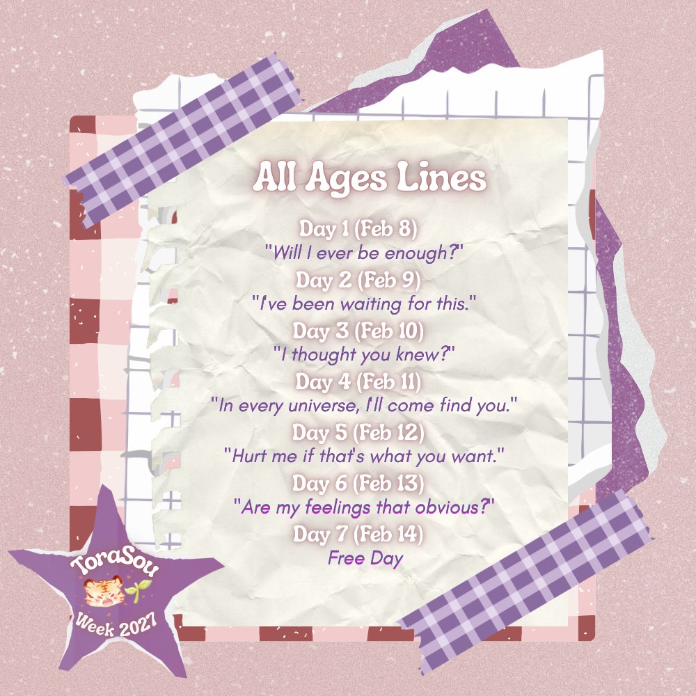 torasouweek's tweet photo. Additionally, the admins included a little spice: lines to keep your imagination running!
#ToraSouWeek2027 #ToraSou #่ๅฃฎ #ํ ๋ผ์์ฐ https://t.co/VSqUUqeb2z