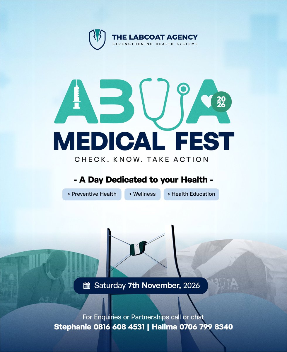 AbujaMedicaFest's tweet photo. Healthcare should be accessible, affordable &amp; easier to navigate. #AbujaMedicalFest4.0, you can get health screenings, medical consultations, vaccinations, health education &amp; more in one space helping you check important health markers, speak with professionals &amp; take next step. https://t.co/z40VxLGykh