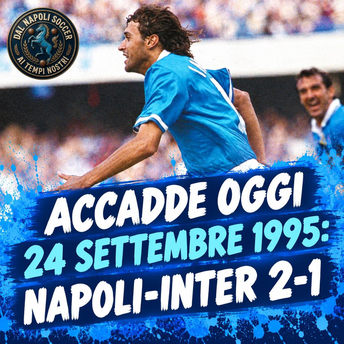Diego31883's tweet photo. ACCADDE OGGI - 24 settembre 1995: #NapoliInter 2-1 

⚽️ #Imbriani 
⚽️ #Buso 

#ForzaNapoliSempre 💙 https://t.co/Z4G3kq3CXW