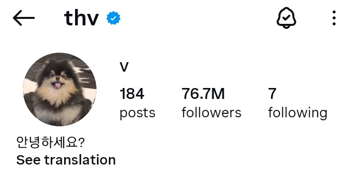 Taevimyloml's tweet photo. Tae added "Hello" in his ig bio. what's he cooking, I'm curious.. is that spoiler of something is coming 👀 https://t.co/D6RrcMdeEK