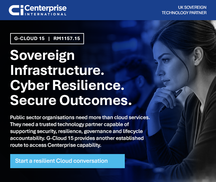 CenterpriseInt's tweet photo. Sovereign infrastructure. Cyber resilience. Secure outcomes.

Centerprise is available through G-Cloud 15 across Lot 1a (IaaS/PaaS), Lot 2a (Infrastructure Software) and Lot 3 (Cloud Support).

See what you can procure: https://t.co/7G9Mniatkp

#GCloud15 https://t.co/l3DNyu4DPr