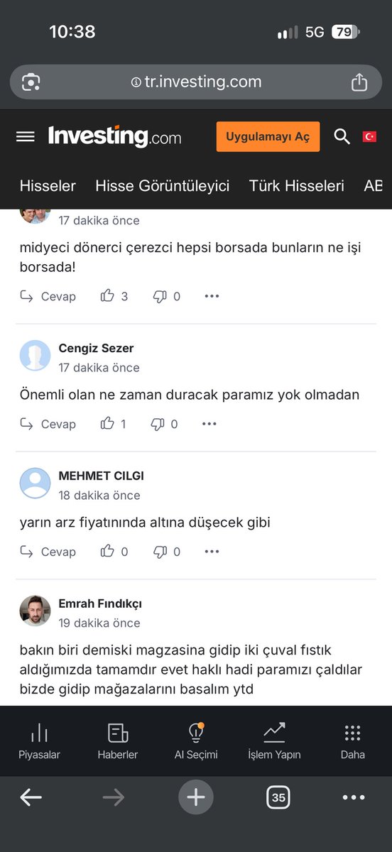AmonAtenn's tweet photo. CITAS yorumlarını okuyorum çok eğlenceli 😂 Bu ülkede borsa gerçekten çok eğlenceli , sucuklu yumurta menemenle arz oldular 😂 https://t.co/UIkPt6uPo0