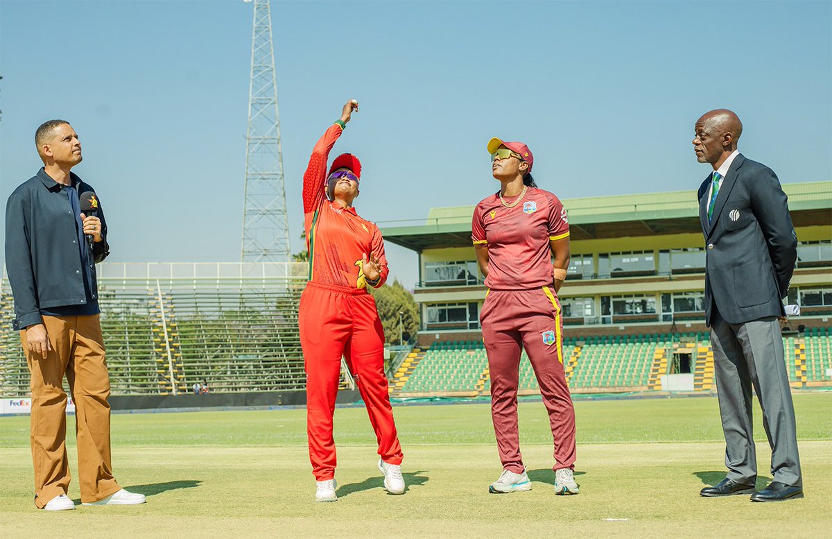 ZBCNewsonline's tweet photo. WEST INDIES ELECT TO BAT AGAINST ZIMBABWE

West Indies won the toss and elected to bat first in the opening ODI of the three-match ICC Women’s Championship series at Harare Sports Club.

#ZBCNews #ZimWomen #WIWomen #Cricket #ICCWomen https://t.co/ikammspu5L