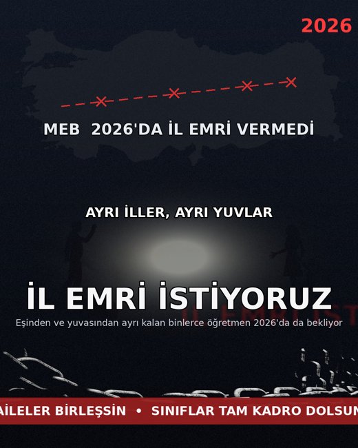 Alpaslanaytekn's tweet photo. @RTErdogan Sayın Cumhurbaşkanımız, evlatlarına ve torunlarına titreyen bir baba ve dede olarak öğretmenlerin aileleriyle yaşayabilmesi için hassasiyetinize güveniyoruz. #MebAileyiYOKsaydı İL EMRİ arz ediyoruz. @RTErdogan @EmineErdogan @burhanduran @hasandogan @behcetkaynar https://t.co/vvN4shFNXX
