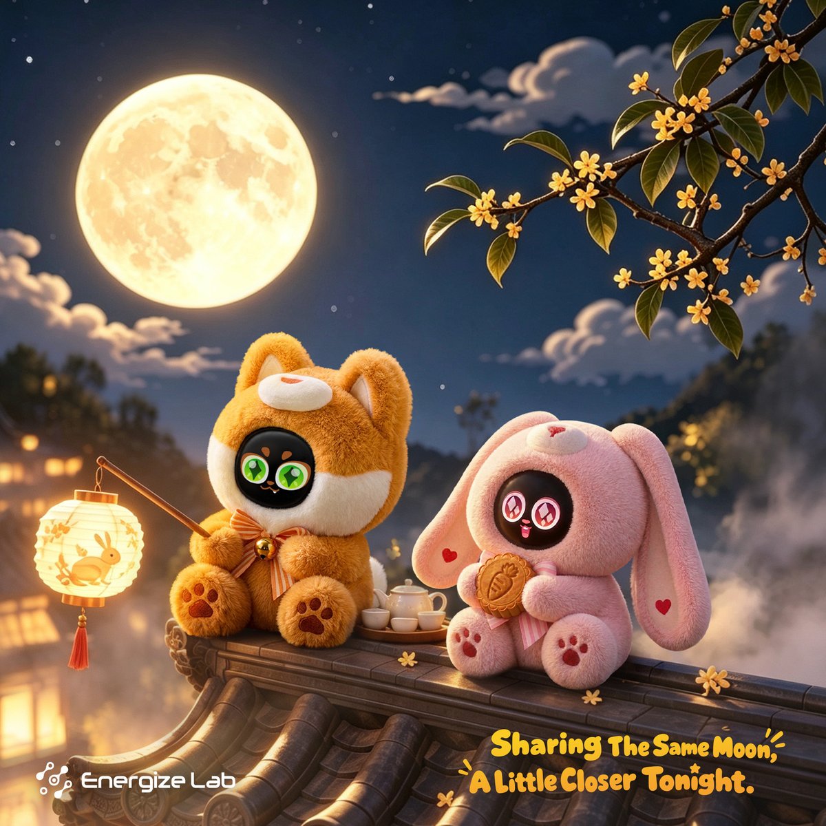 EnergizeLab's tweet photo. Some nights make distance feel a little smaller. 🌕

#Eiliko is sharing the same moon, something sweet, and a little extra time with good company.

Wishing you a warm Mid-Autumn Festival, wherever you are. May someone you miss feel a little closer tonight. 🤍

#MidAutumnFestival https://t.co/GFE79c8nFw