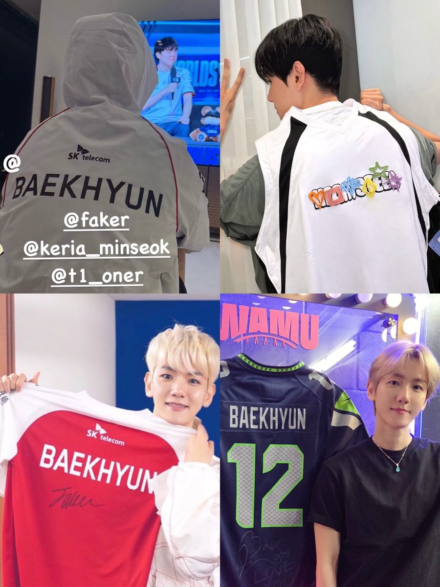 candybaek506's tweet photo. 유니폼 백현🤍 
          BAEKHYUN with HEARTSTEEL💚 https://t.co/O7KpJScvIX
