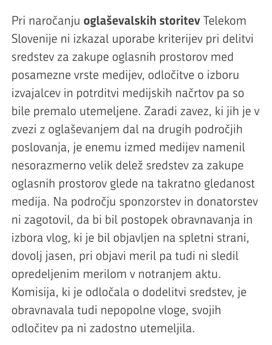 DrzavljanD's tweet photo. ☎️ [Ej, @TelekomSlo] ☎️

Na nacionalnega operaterja se vračajo "dobri stari časi", ko je to podjetje po mnenju @racunskosodisce. nesmotrno zakupovalo oglaševalski prostor na Nova24TV in temu reklo "vlaganje v startup". 

Več:

https://t.co/IkWw8eSbFV
 https://t.co/9NfNPCkcDX https://t.co/PLyzozM4P3