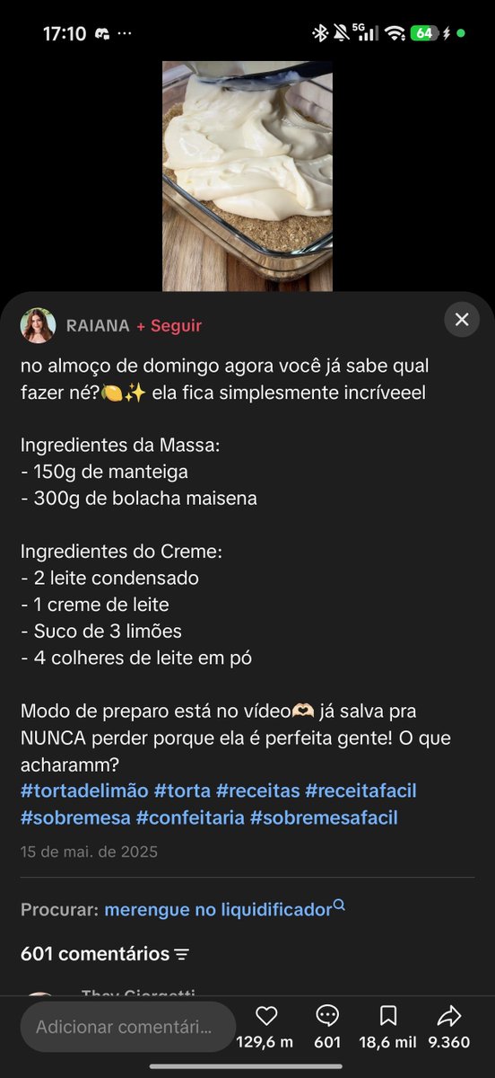 tommahte's tweet photo. @jaeacervo Amg, a receita é bem simples, eu peguei no tik tok, pq não tem que assar, aí é muito easy https://t.co/AVHk2LAq9t