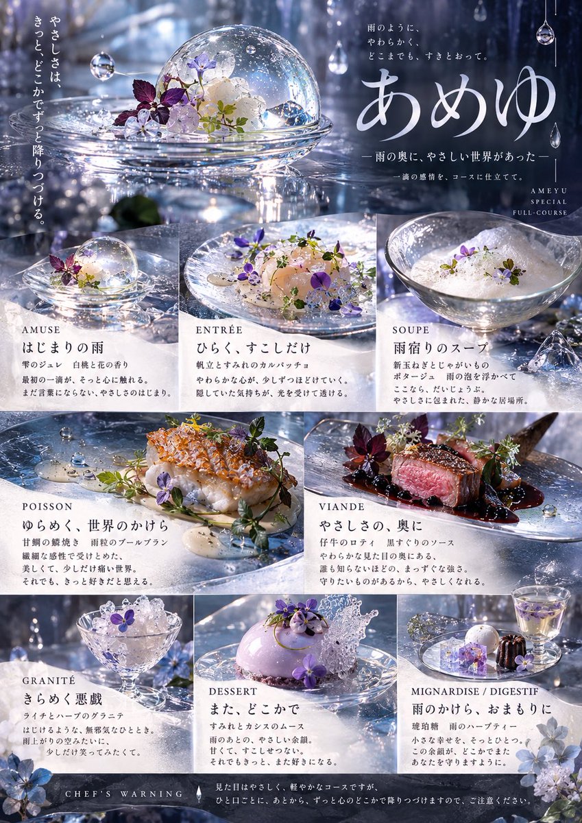 Lilith_in_Abyss's tweet photo. プロンプト配布

あなたをフルコースにすると

#AIart️️️️️️️️️️️️️️️️️️️️️️️️️️️️️️️️️️️️️️️️️️️️️️️️️️️ #AIイラスト
#リリスプロンプト
定食アレンジなども楽しめそうです！ https://t.co/SrBZKylIrB