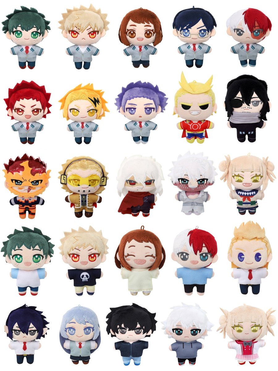 heroaca_info's tweet photo. 僕のヒーローアカデミア ぬいパル

第1弾～第4弾が予約受付中です！
（2027年2月発売&amp;再販予定）

▼予約サイトまとめ
https://t.co/oniZEW38ny https://t.co/l0PEIwApR9