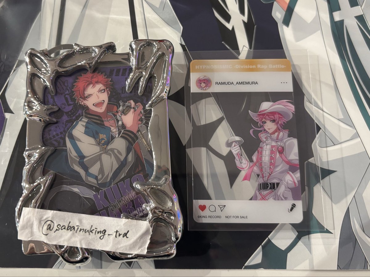 sabainuking_trd's tweet photo. 【交換】ヒプマイ ヒプノシスマイク 9th 9周年 カフェ

クリアカード
譲：乱数
求：空却

コースター
譲：一郎、一二三
求：空却、獄

マドラー
譲：一二三
求：空却

ただいまカフェにいます。
本日は18時すぎに会場付近、もしくは20時以降に池袋での手渡し希望です。
よろしくお願いいたします。 https://t.co/hPWr10raNz