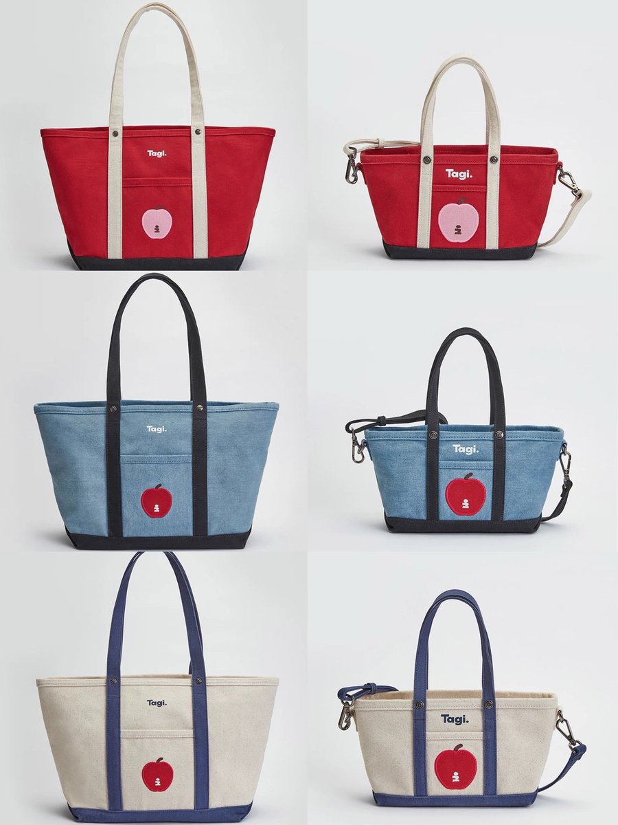 jeffbstore's tweet photo. 🌦️ #jeffbพร้อมส่ง 

🍎Tagi Apple Tote Bag 🍎

💬 ใบเล็ก ✖️Price : 490฿✖️
Cream = 4 
Berry = 1
Denim = 1 

💬 ใบใหญ่ ✖️Price : 590฿✖️
Cream = 6
Berry = 1
Denim = 2

📌 พร้อมส่งนะคะ 

☁️ dm สั่งได้เลยค่า ☁️ https://t.co/LFkntNNftb