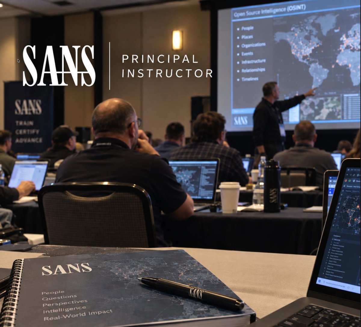 dutch_osintguy's tweet photo. A professional milestone I’m genuinely proud of.

I’ve been promoted by SANS to Principal Instructor.

Teaching OSINT and intelligence analysis has always been a passion, but it’s the interaction with students (the questions, challenges and discussions) that makes it so rewarding.

Thank you to @SANSInstitute  Institute for the recognition, opportunity and trust, and to every student who has been part of that journey.

Principal Instructor, but forever a student of the craft.