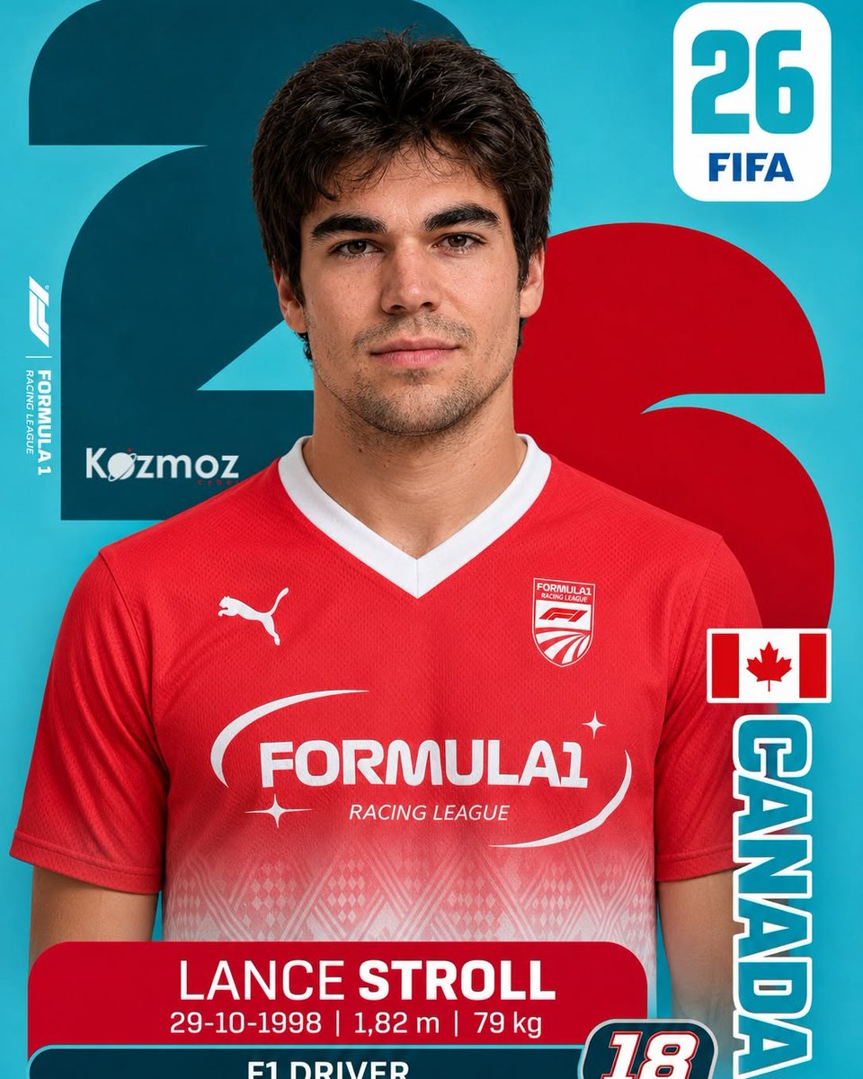 RussHemlepoh's tweet photo. Where can I get this Panini album? We asked AI to create World Cup-style prints featuring Hamilton, Stroll, Senna, Antonelli, and more. Now we want to print and paste them instead of the players. Jerseys are live at kozmozcyber. store. https://t.co/Hzde8NJooU